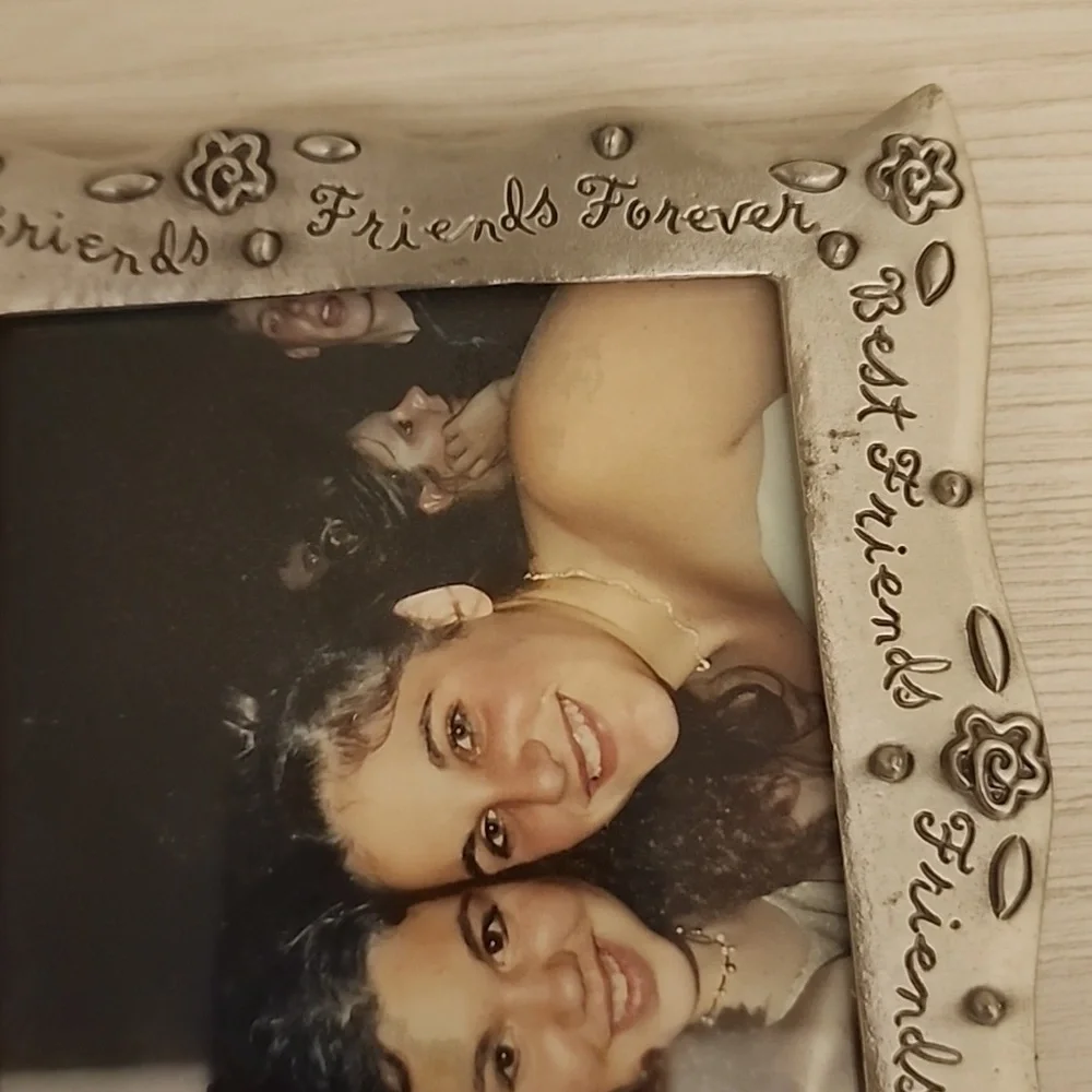 Best friends/friends forever metal photo frame